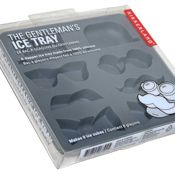 Kikkerland Gentleman's Silicone Ice Cube Tray - Picture 2 of 2